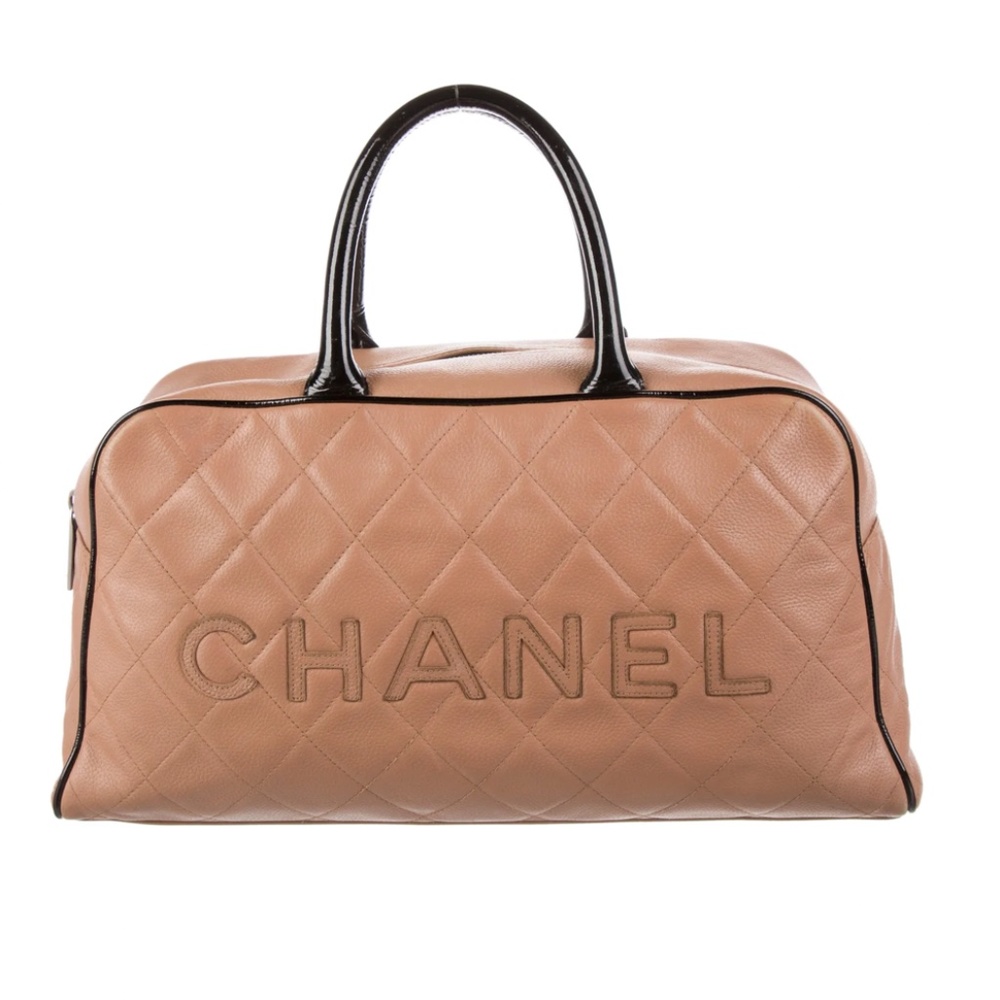 Chanel Quilted logo Bowler Bag